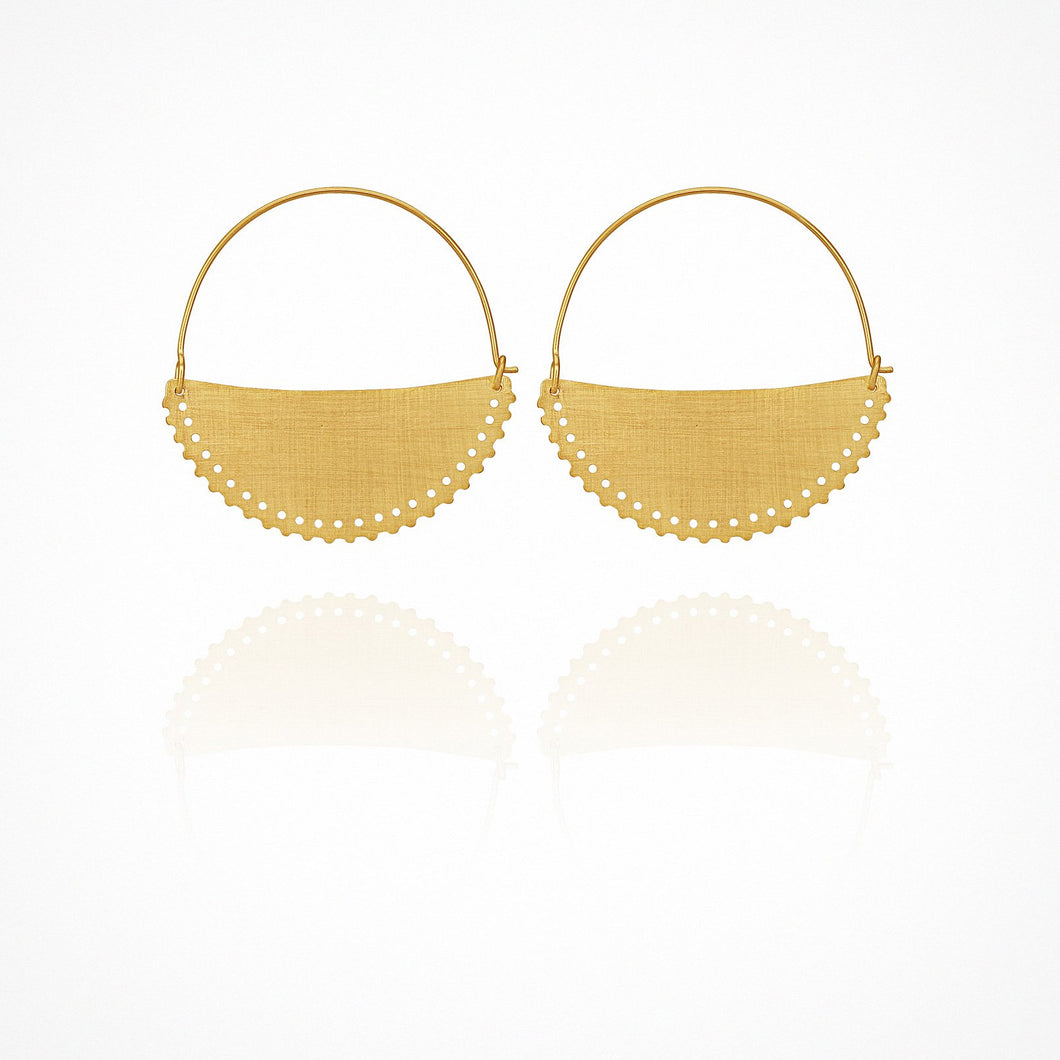 Klio Earrings Gold Small