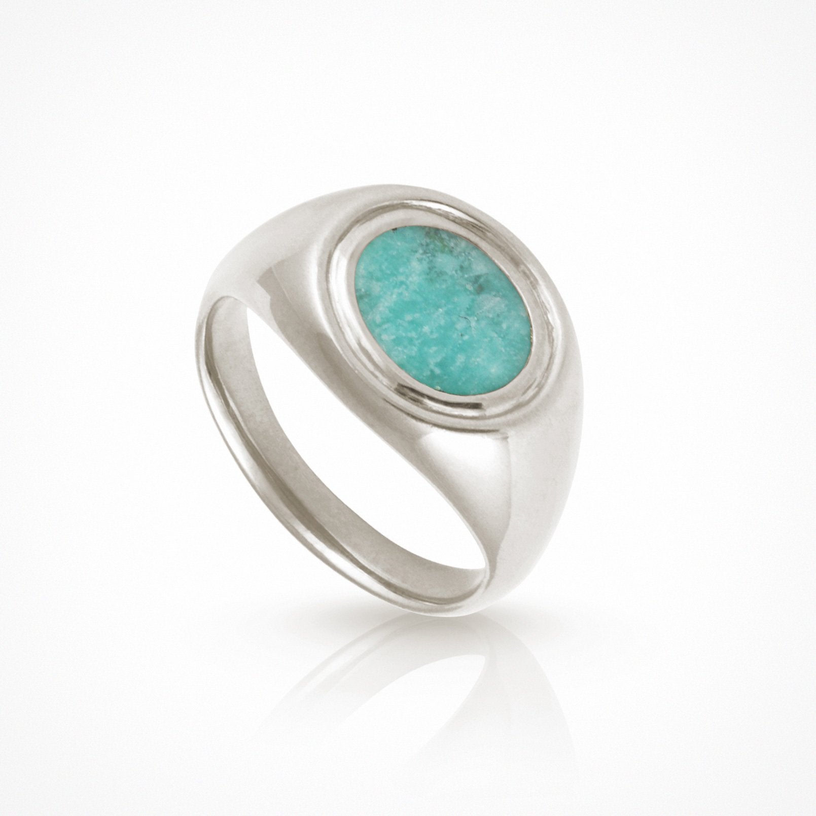 Kosmos Ring Amazonite Silver