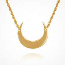 Load image into Gallery viewer, Selene Crescent Moon Gold